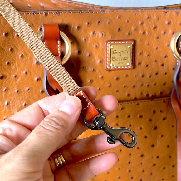 Dooney & Bourke Ostrich Tammy Tote - Picture 8 of 9